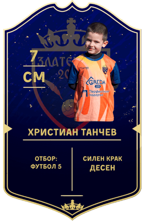 Христиан Танчев — полузащитник с номер 7