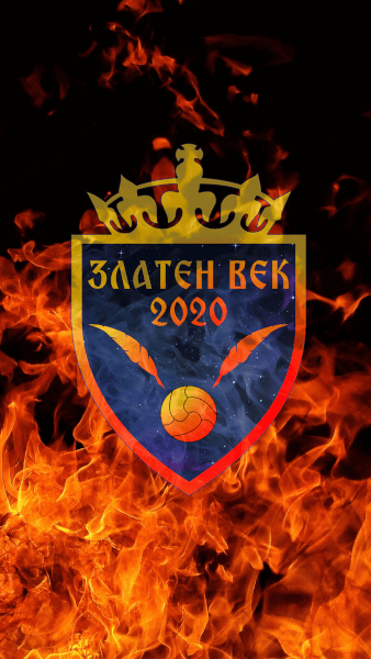Тапет за телефон №2 с емблемата на ФК Златен Век 2020
